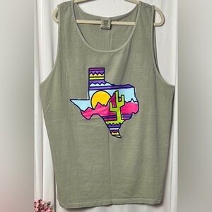 Oliver & Otis Texas Graphic Tank Top Size 2XL